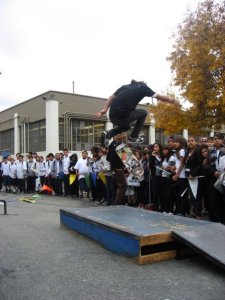 ripper Le Conte Middle School in Hollywood, CA before we built the first permanent skate park on school a school campus.