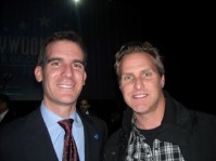 Then Councilman Eric Garcetti and Greg Delger