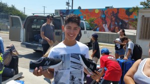 Matthew received the rewards for showing respect in and out of the classroom